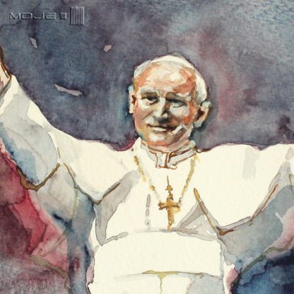 Jan Paweł II - akwarela 18 x 24 - [] - In Gloria