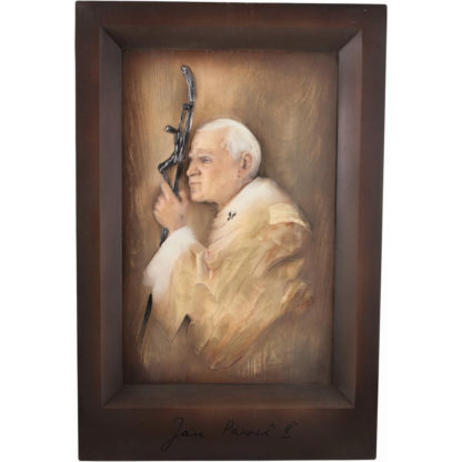 Papież - Jan Paweł II - Wygrawerowany oryginalny Podpis - [] - In Gloria