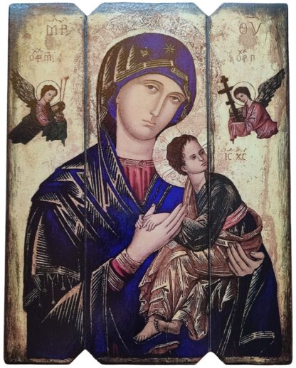 Ikona Matka Boża Nieustającej Pomocy (trójdzielna) 18x23 cm - [] - In Gloria