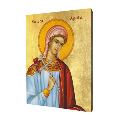 Ikona religijna święta Agata Sycylijska - [] - In Gloria