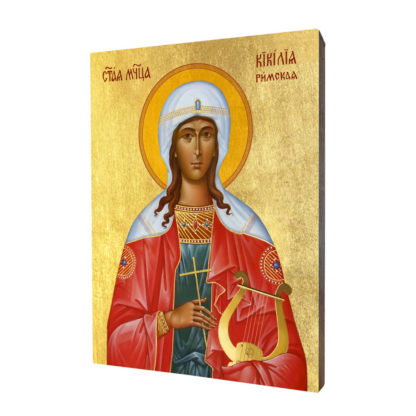 Ikona religijna święta Cecylia - [] - In Gloria