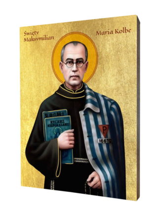 Ikona święty Maksymilian Maria Kolbe - [] - In Gloria