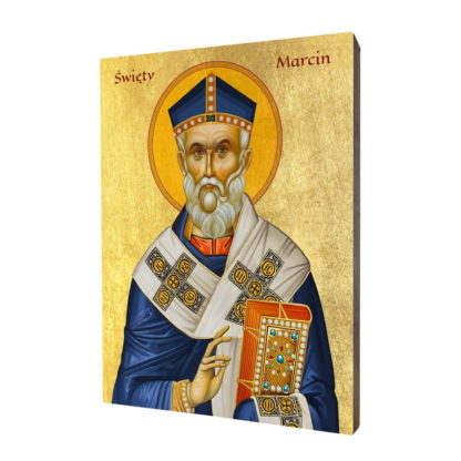 Ikona religijna święty Marcin z Tours - [] - In Gloria