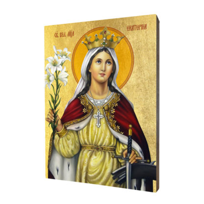 Ikona święta Katarzyna Aleksandryjska - [] - In Gloria