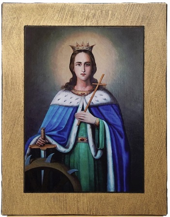 Ikona Święta Katarzyna 13 x 17 cm - [] - In Gloria