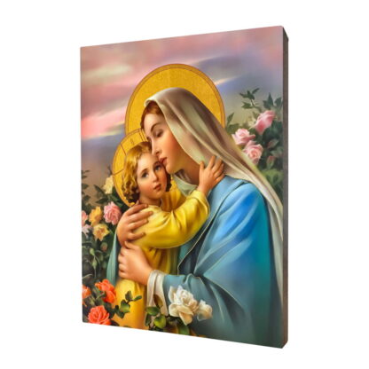 Ikona z pięknym wizerunkiem Matki Bożej - [] - In Gloria