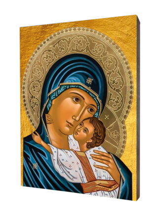 Matka Boża - obraz religijny na desce lipowej - [] - In Gloria
