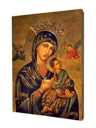 Matka Boża Nieustającej Pomocy - obraz religijny na desce lipowej - [] - In Gloria