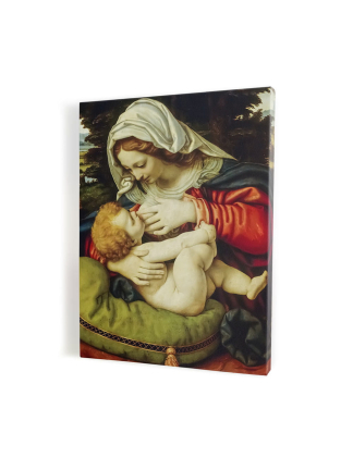 Matka Boża karmiąca – obraz religijny na płótnie canvas - In Gloria