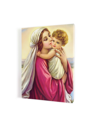 Matka Boża z Dzieciątkiem – obraz na płótnie - In Gloria